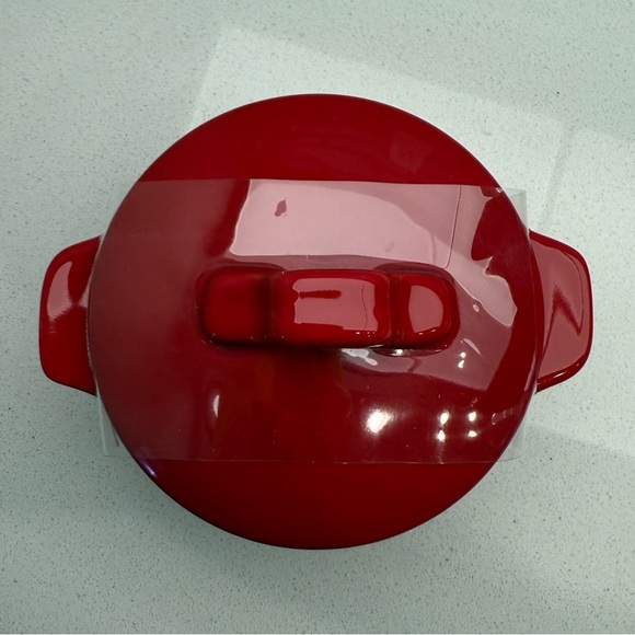 Rae Dunn Red Mini Lidded Pot Glazed Ceramic XOXO Valentine's Day - Picture 6 of 10